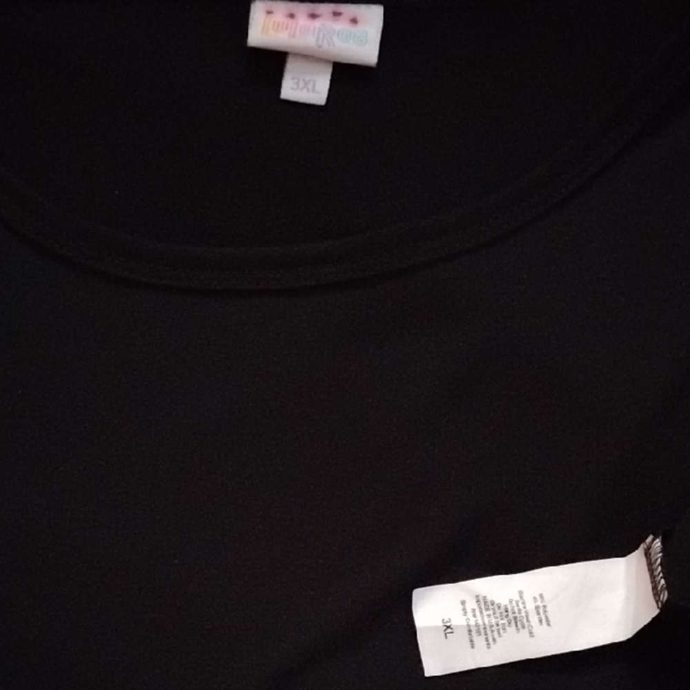LuLaRoe Classic Black 3XL Bell Sleeve Dress - Picture 4 of 5